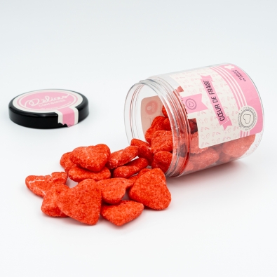 Bonbon coeur de fraise
